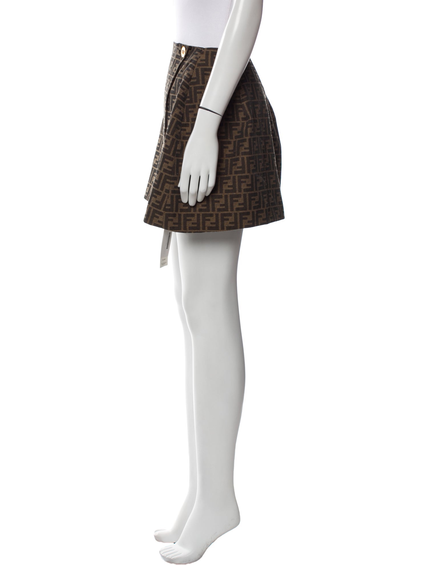 Fendace Printed Mini Skirt