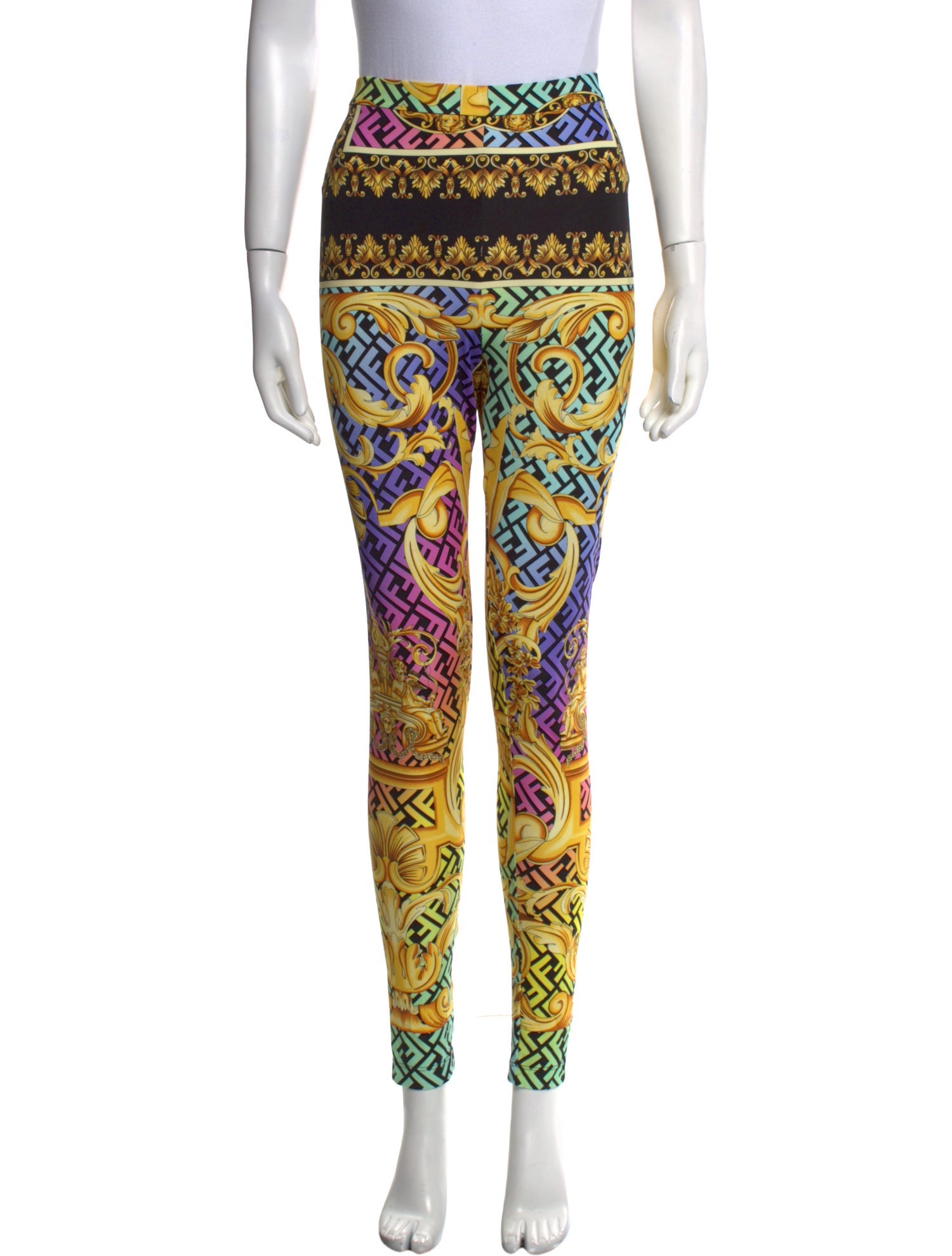 Fendace Nylon Skinny Leg Pants