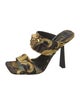 Fendace Zucca FF Logo Sandals
