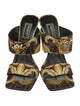 Fendace Zucca FF Logo Sandals