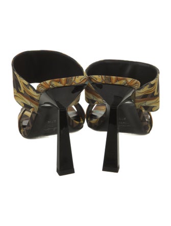 Fendace Zucca FF Logo Sandals