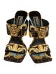 Fendace Zucca FF Logo Sandals