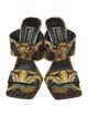 Fendace Medusa Insignia Silk Slides