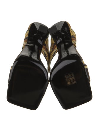 Fendace Medusa Insignia Silk Slides