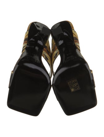 Fendace Medusa Insignia Silk Slides