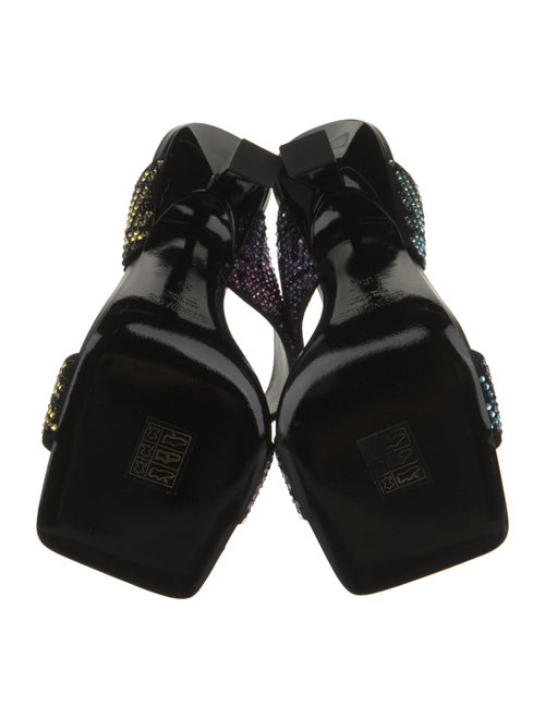 Fendace Medusa Insignia Suede Slides