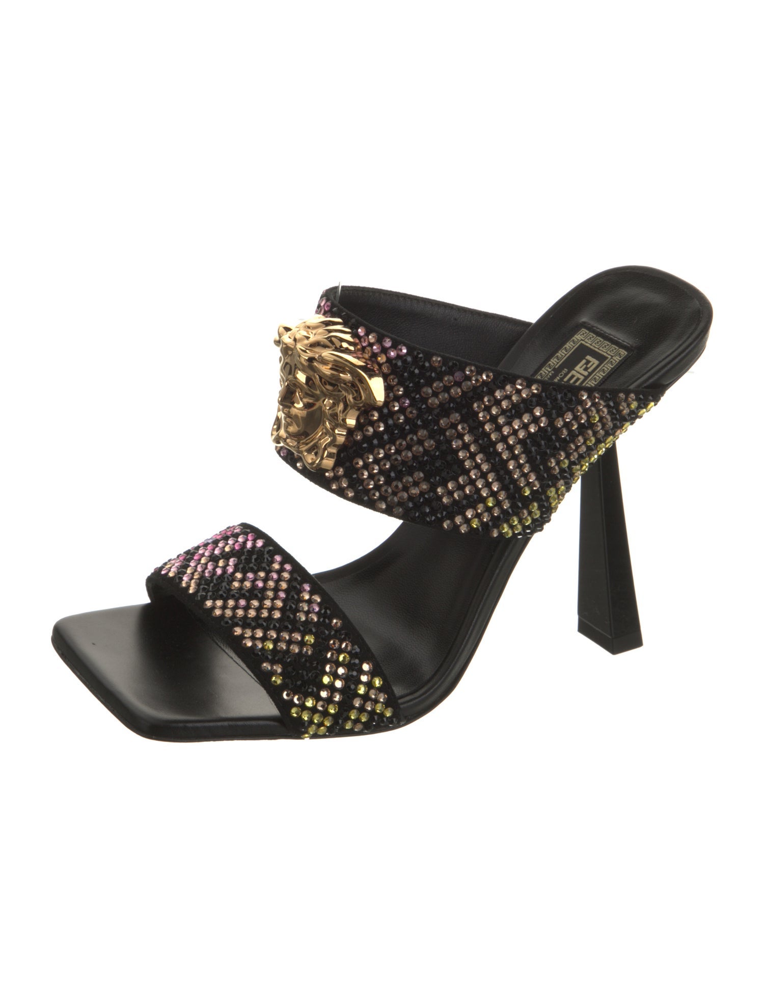 Fendace Medusa Insignia Crystal Slides