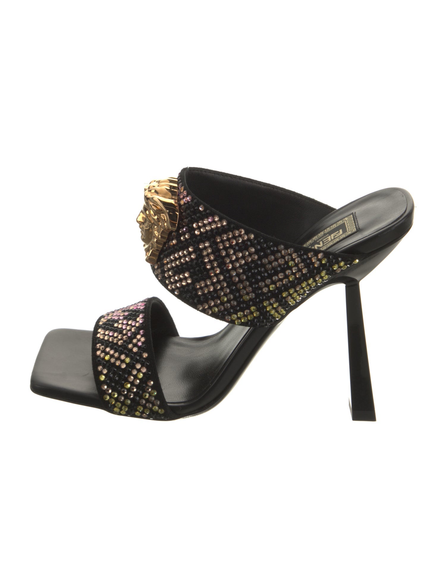 Fendace Medusa Insignia Crystal Slides