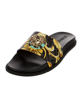 Fendace Zucca FF Logo Rubber Slides