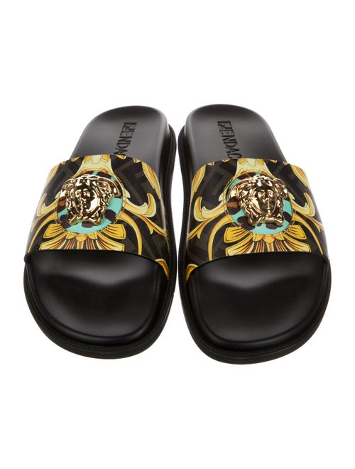 Fendace Zucca FF Logo Rubber Slides