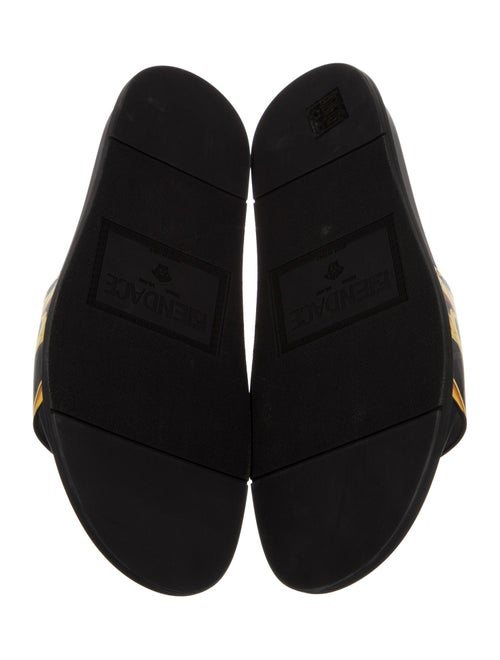 Fendace Zucca FF Logo Rubber Slides