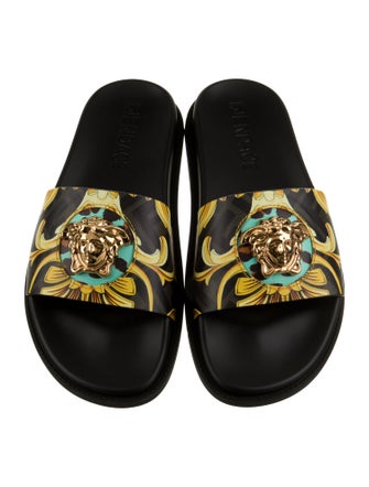 Fendace Zucca FF Logo Rubber Slides