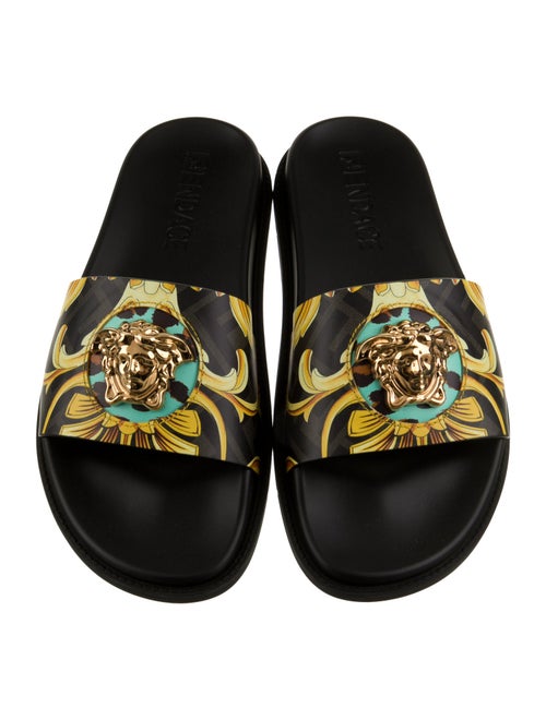 Fendace Zucca FF Logo Rubber Slides