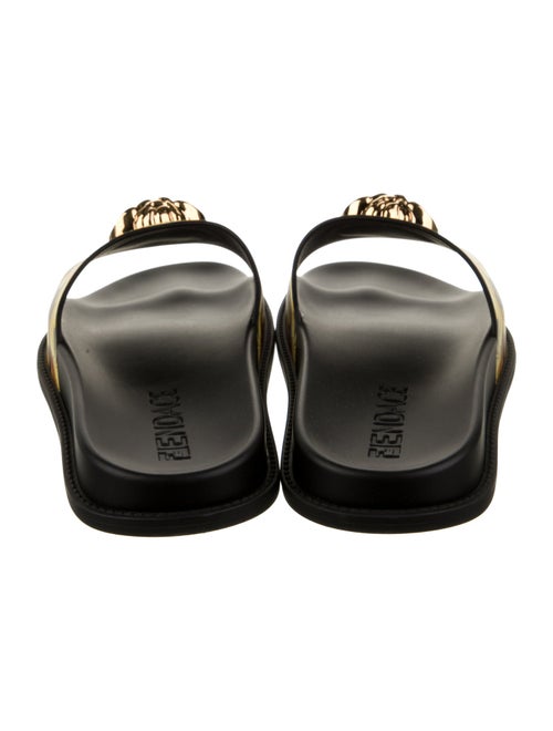 Fendace Zucca FF Logo Rubber Slides