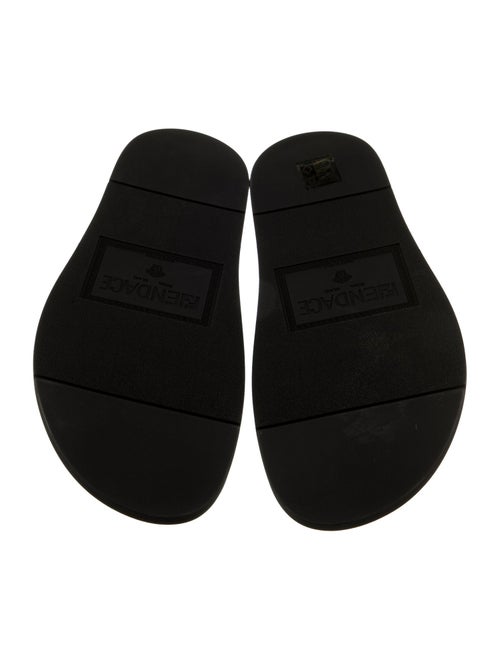 Fendace Zucca FF Logo Rubber Slides