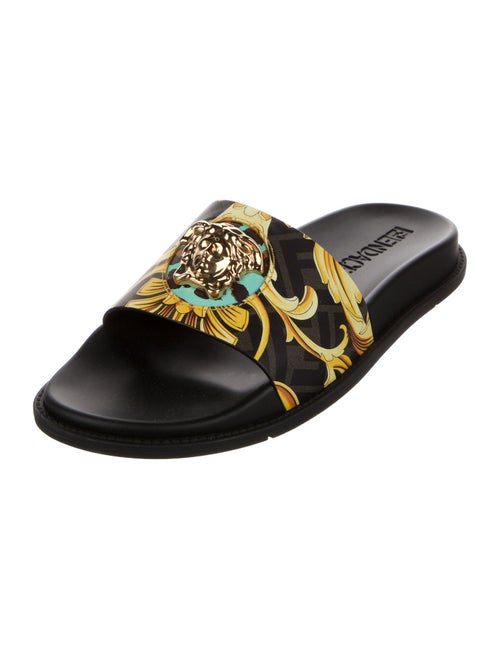 Fendace Zucca FF Logo Rubber Slides