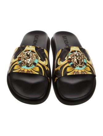 Fendace Zucca FF Logo Rubber Slides