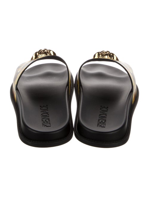 Fendace Zucca FF Logo Rubber Slides