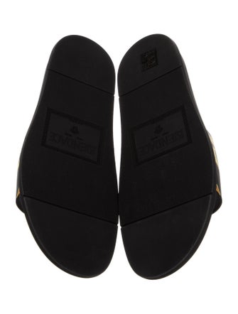 Fendace Zucca FF Logo Rubber Slides