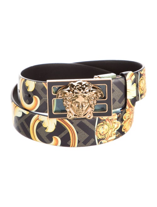 Fendace Reversible Zucca FF Logo Belt