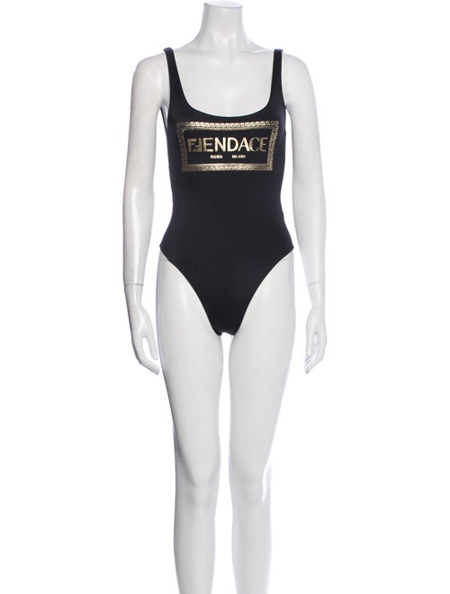 Fendace Graphic Print One-Piece