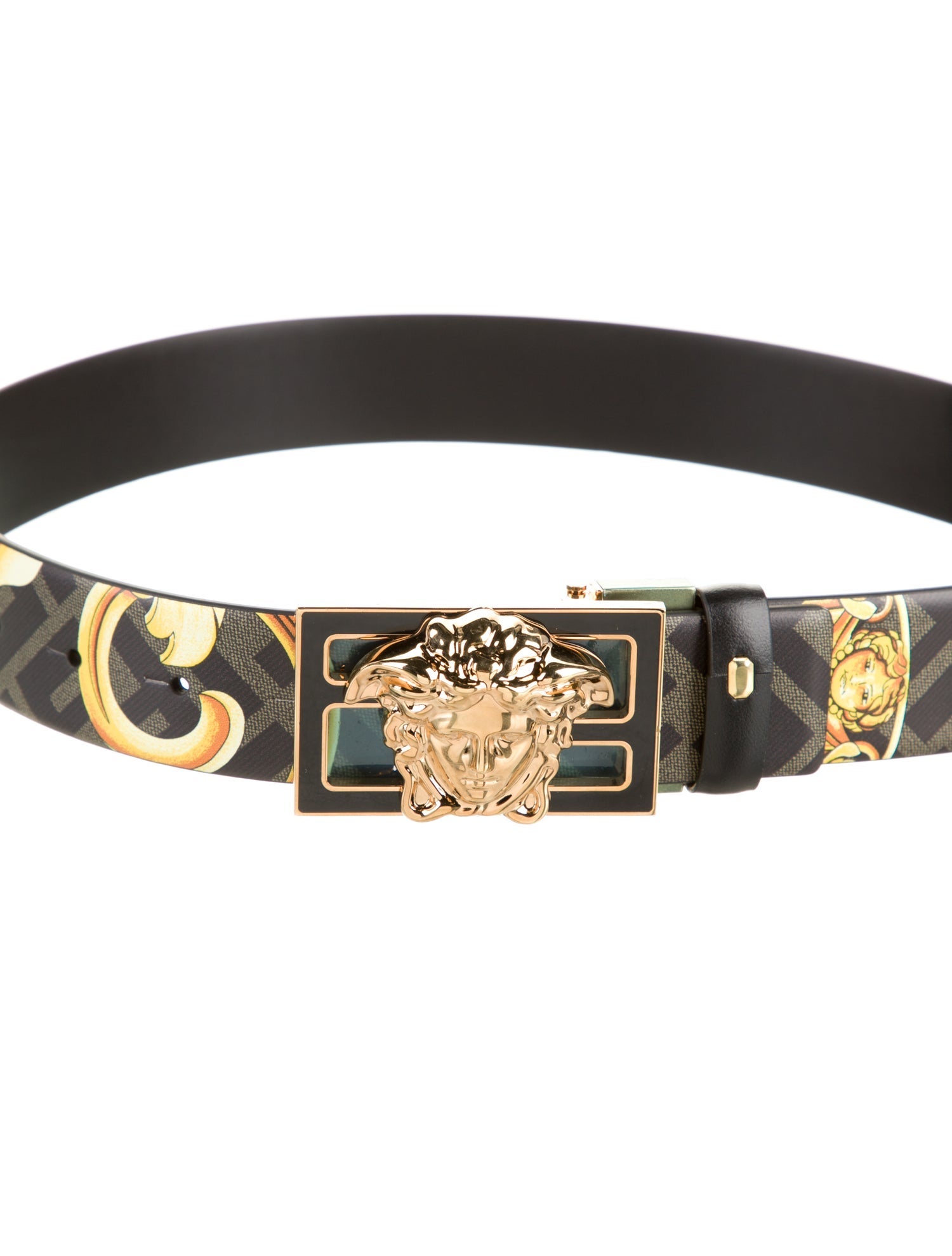 Fendace Leather Waist Belt w/ Tags