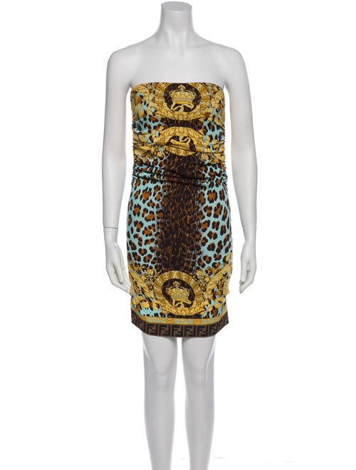 Fendace Silk Mini Dress