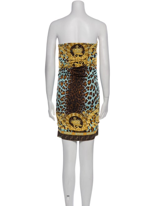 Fendace Silk Mini Dress