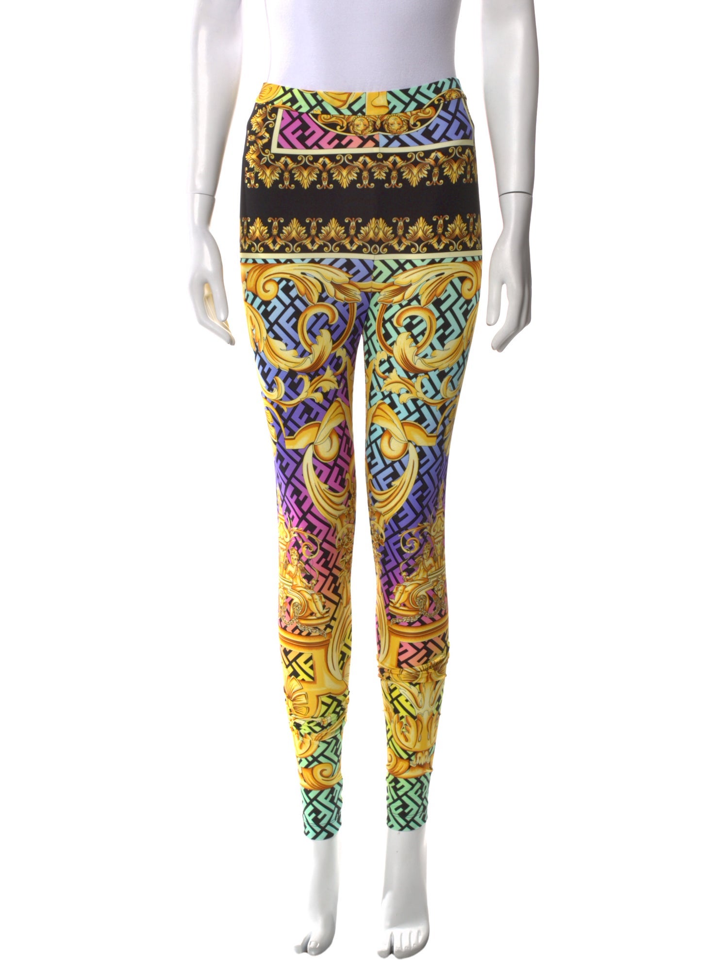 Fendace Nylon Skinny Leg Pants