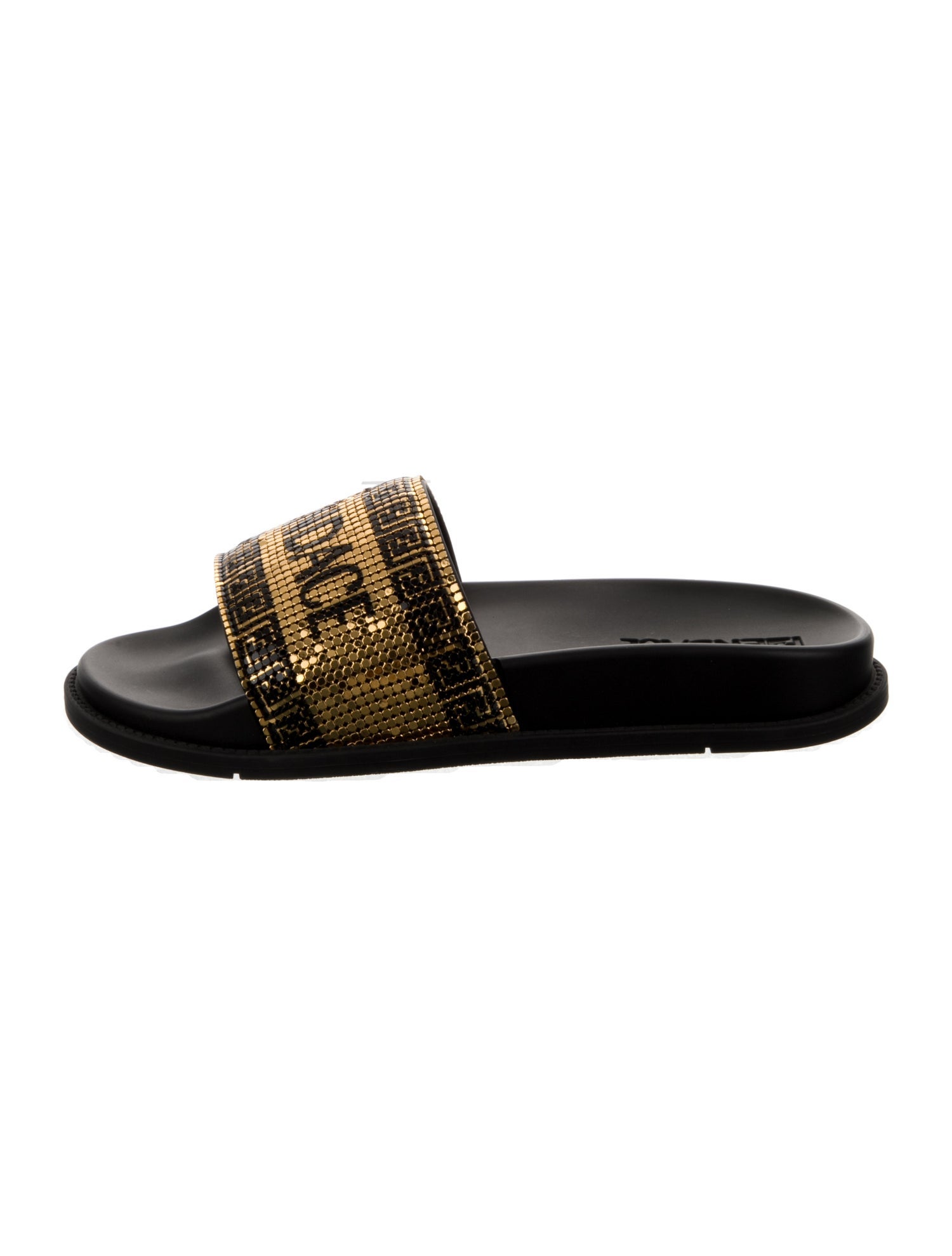 Fendace Signature Logo Rubber Slides
