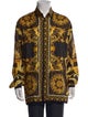 Fendace Zucca FF Logo Silk Shirt