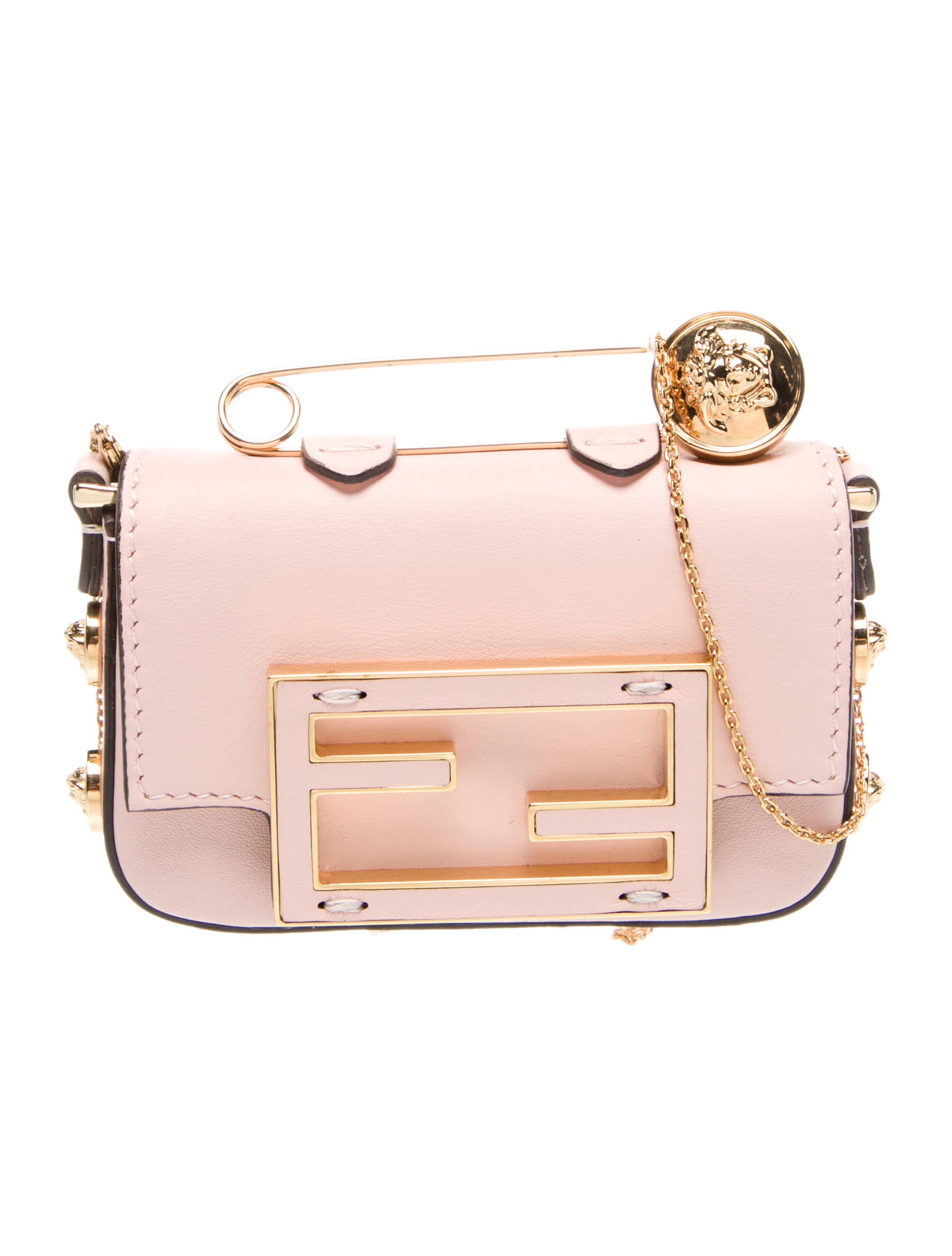 Fendace Leather Minaudière