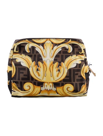 Fendace Zucca FF Baroque Cosmetic Case
