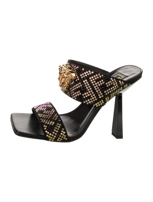 Fendace Zucca FF Logo Crystal Slides