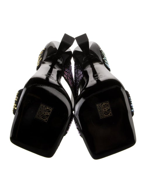 Fendace Zucca FF Logo Crystal Slides