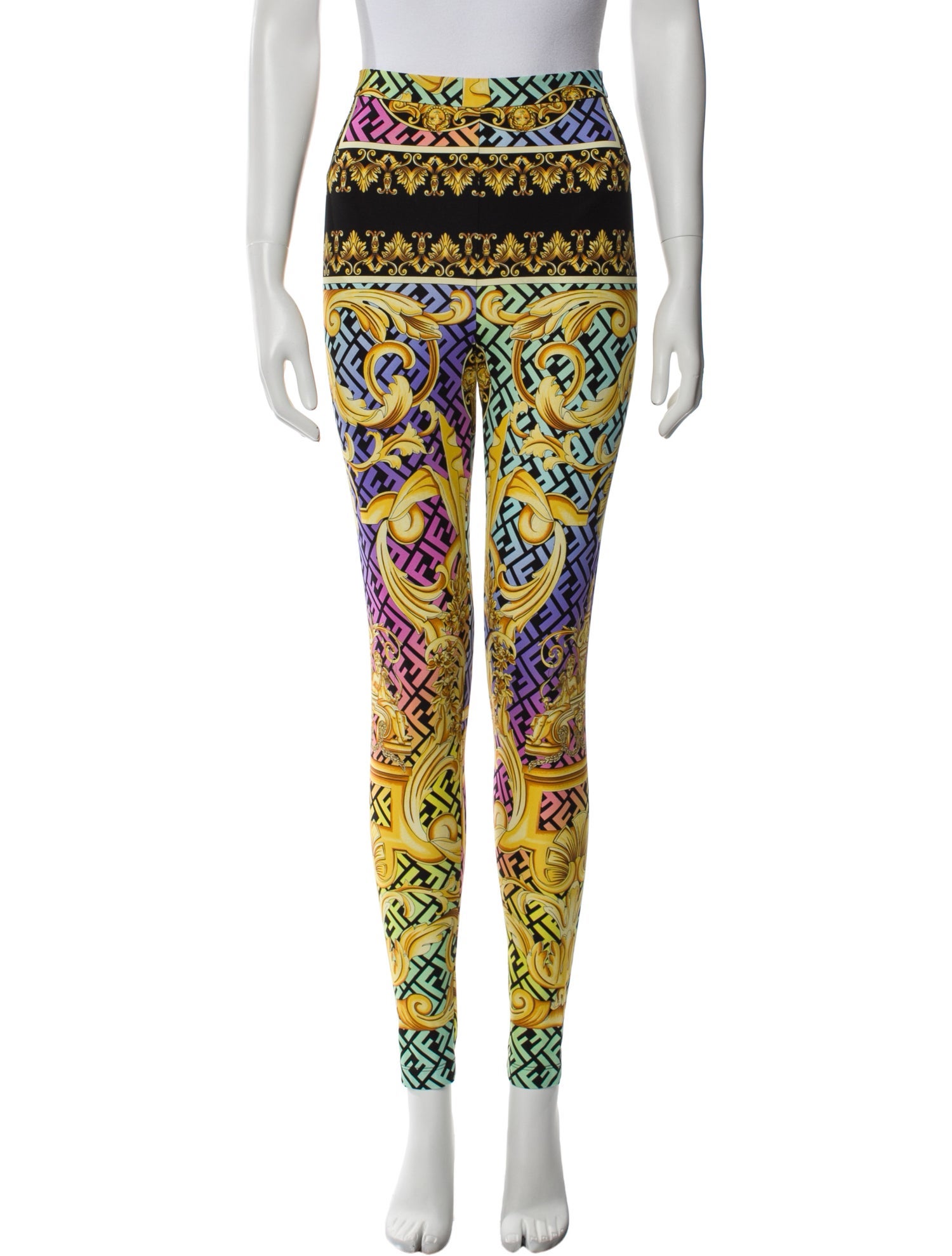 Fendace Nylon Skinny Leg Pants