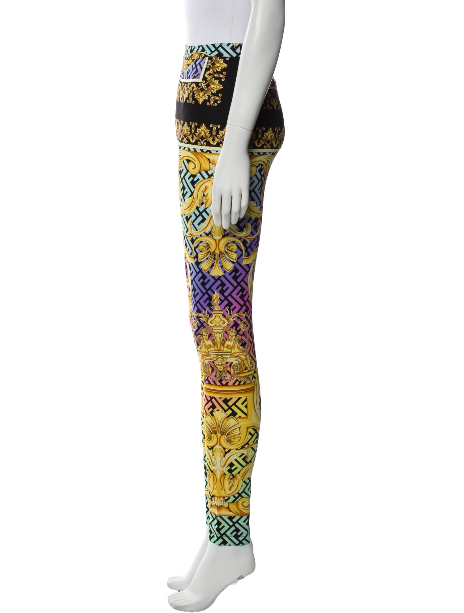 Fendace Nylon Skinny Leg Pants