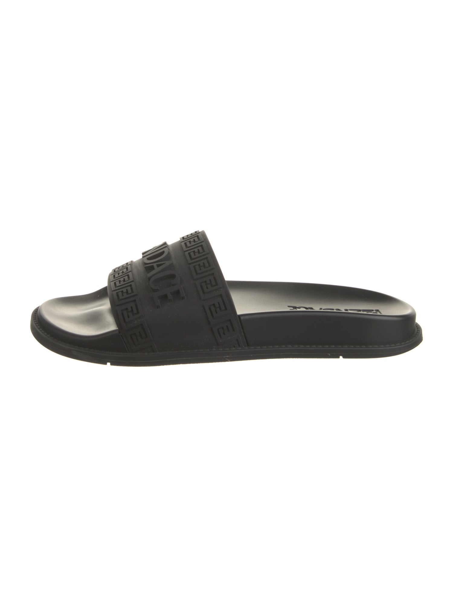 Fendace Zucca FF Logo Rubber Slides