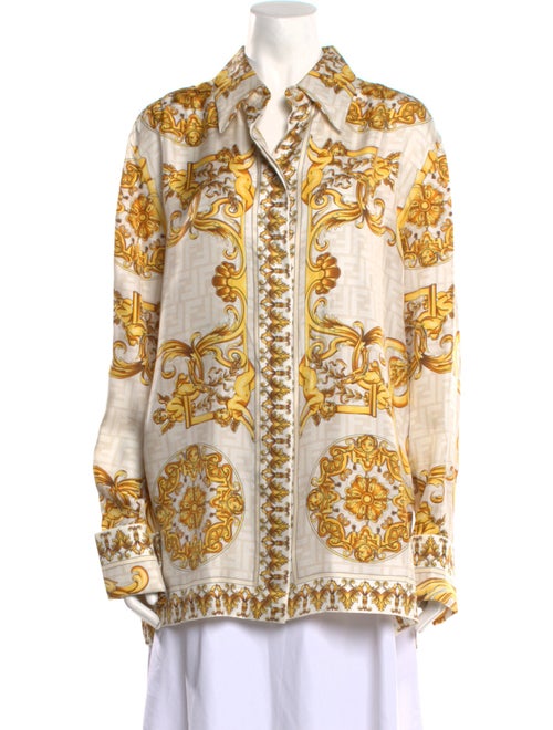Fendace Silk Printed Tunic
