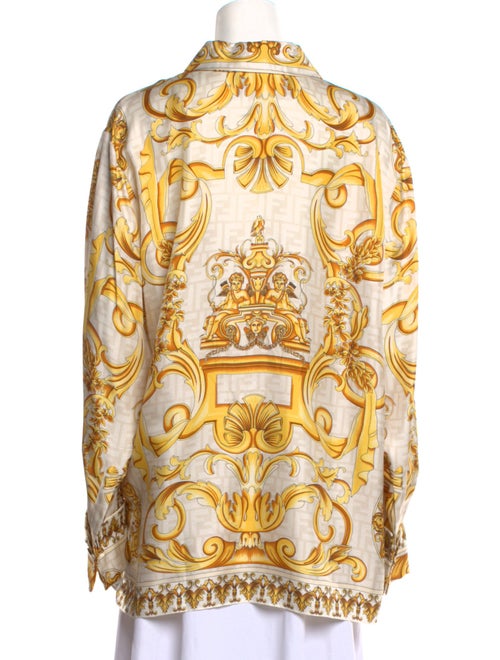 Fendace Silk Printed Tunic