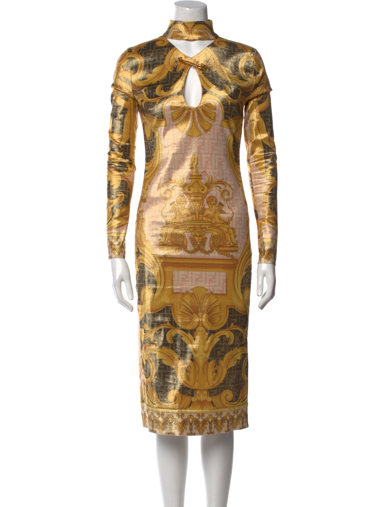 Fendace 2022 Midi Length Dress