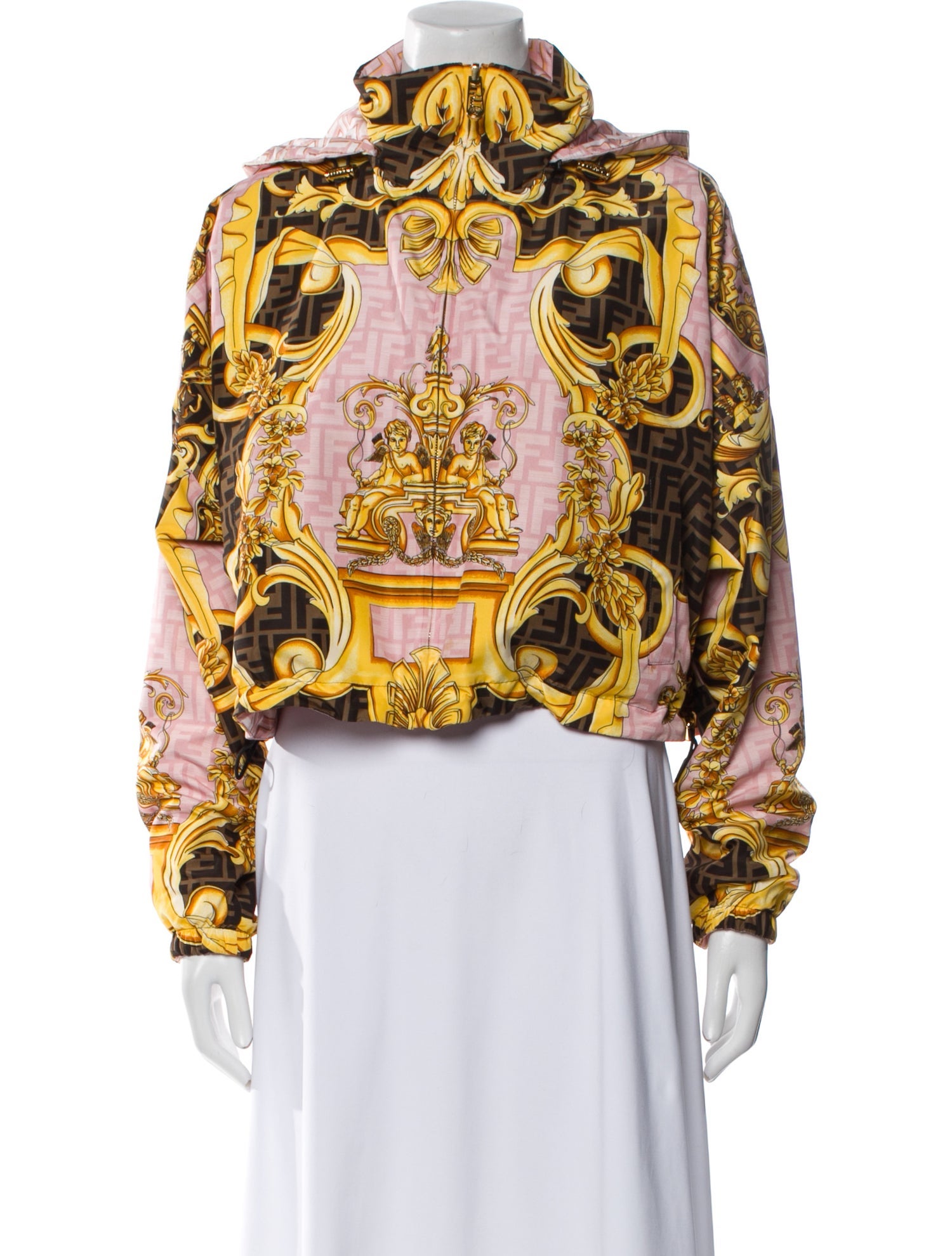 Fendace Printed Evening Jacket