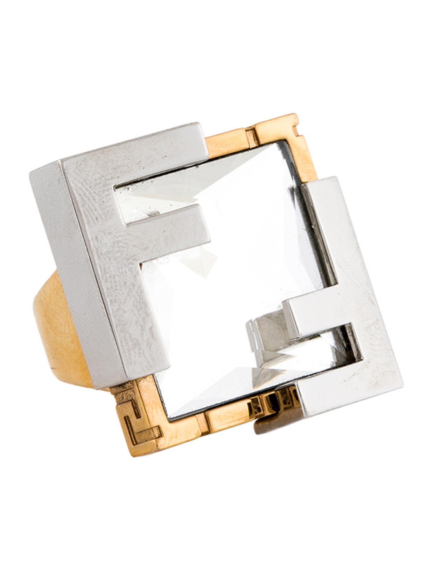 Fendace Crystal Cocktail Ring