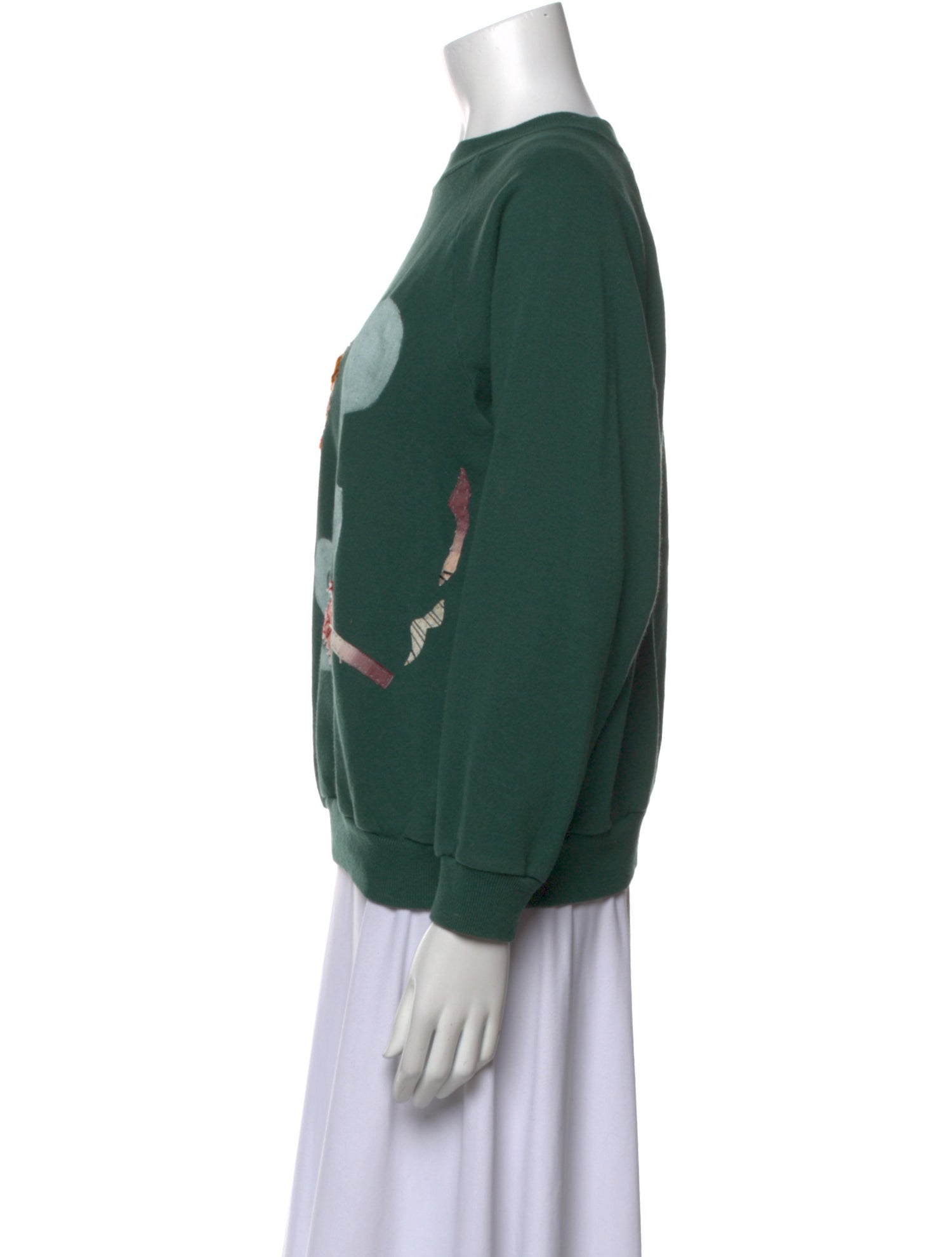 Thank you Have a Good day Graphic Print Crew Neck Sweatshirt