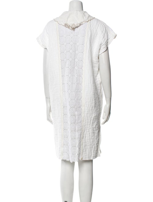 Thank you Have a Good day Mock Neck Knee-Length Dress