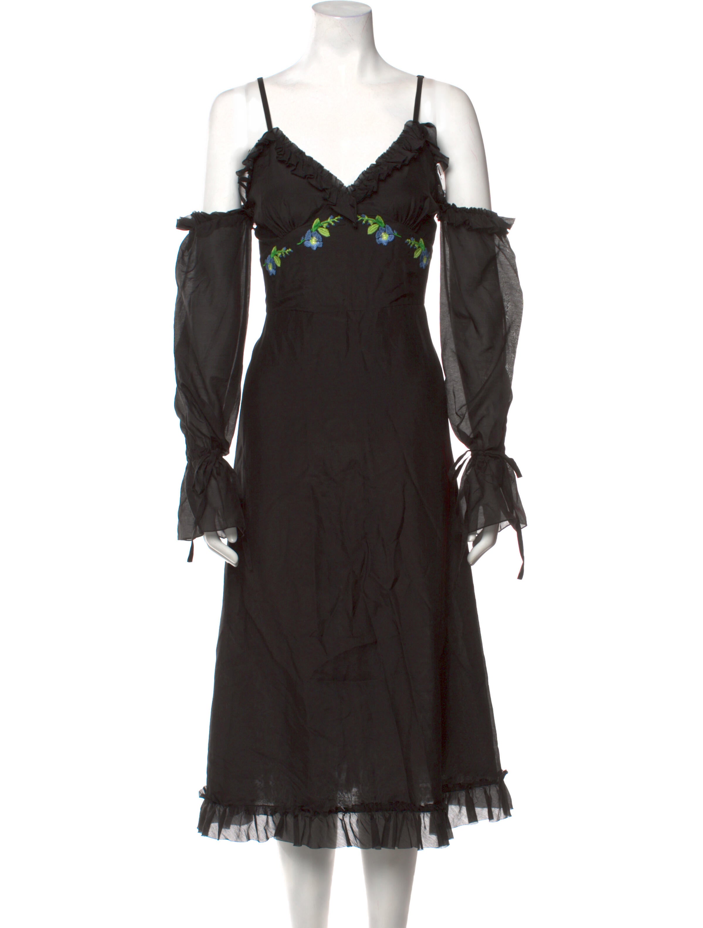 FLOW the Label V-Neck Long Dress