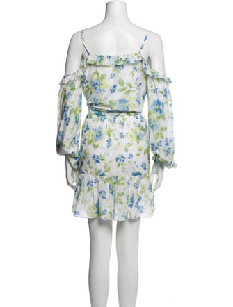 FLOW the Label Floral Print Knee-Length Dress