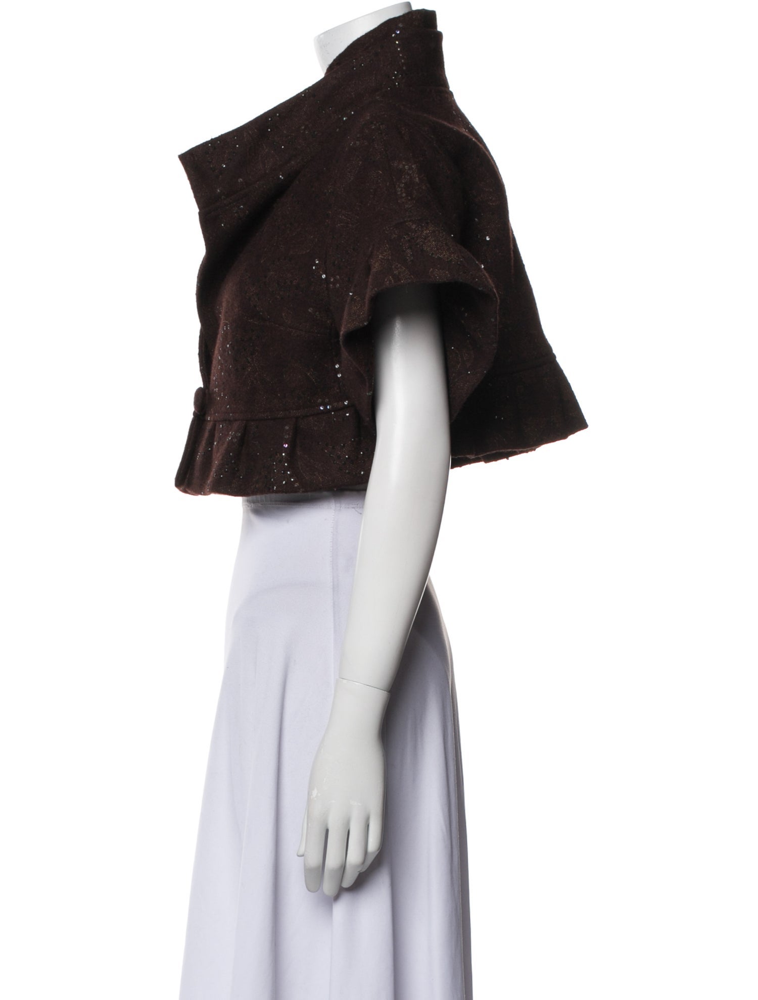 Fe Zandi Printed Bolero