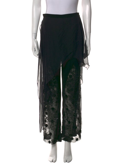 Fe Zandi Lace Pattern Wide Leg Pants