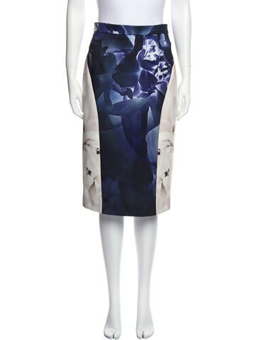 Gabriela Cadena Skirts Floral Print Knee-Length Skirt US 6 | M